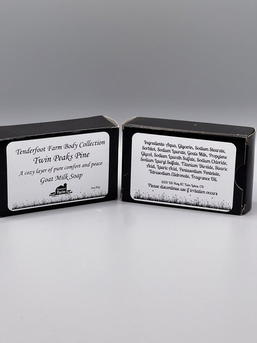 Twin Peaks Pine Goat Milk Bar Soap